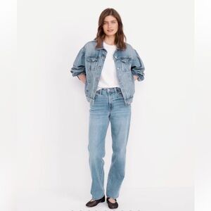 #31. Old Navy High Rise OG Straight Built-In-Warm Jeans